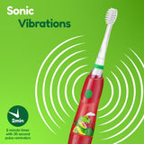 Brush-Baby KidzSonic minuteur de 2 minutes pour une routine guidée.