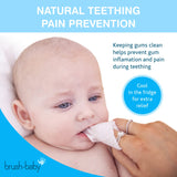 Brush Baby lingette-dentition-usage-quotidien : nettoie gencives, dents et langue sans résidu