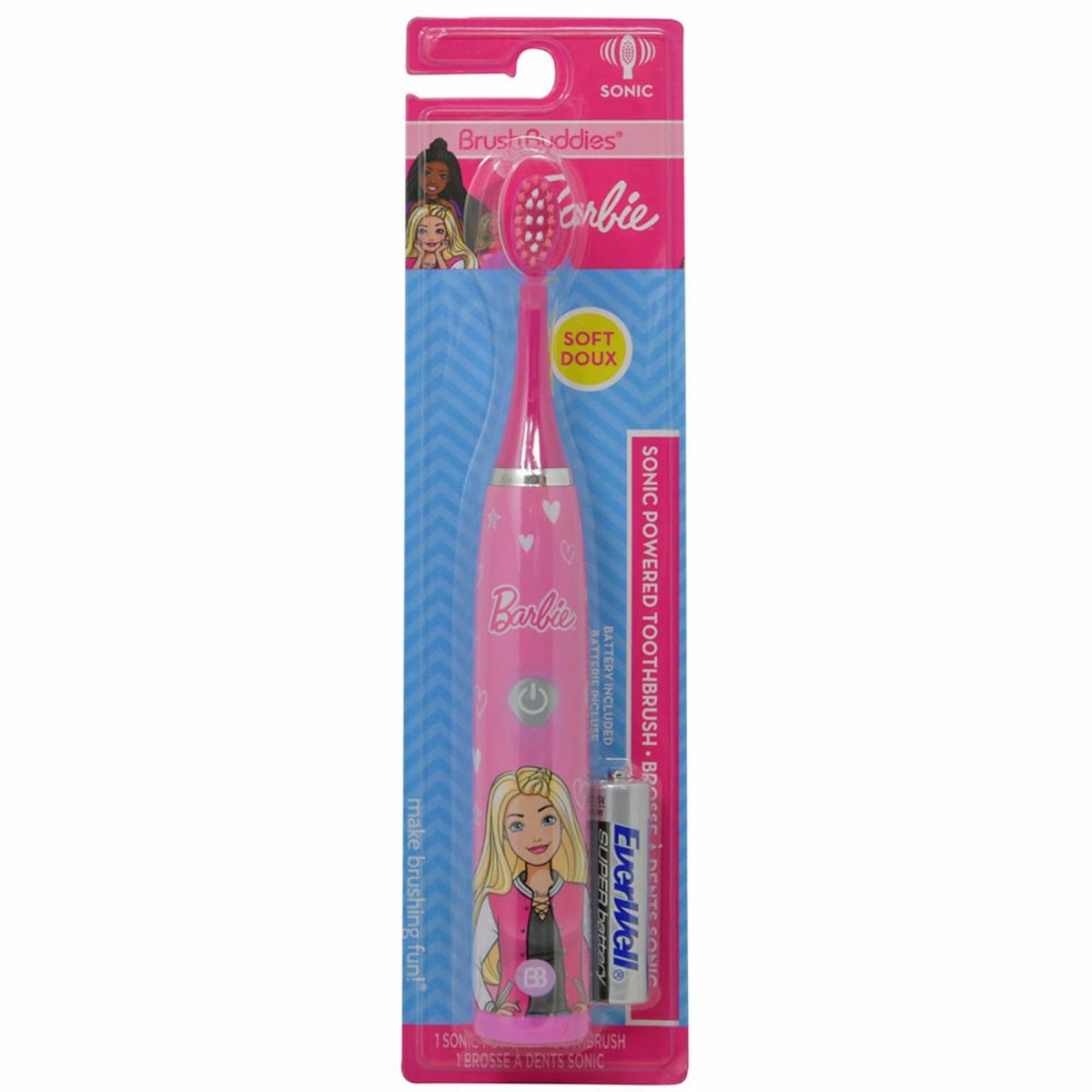 Brush Buddies Barbie brosse électrique pour enfants au design attractif
