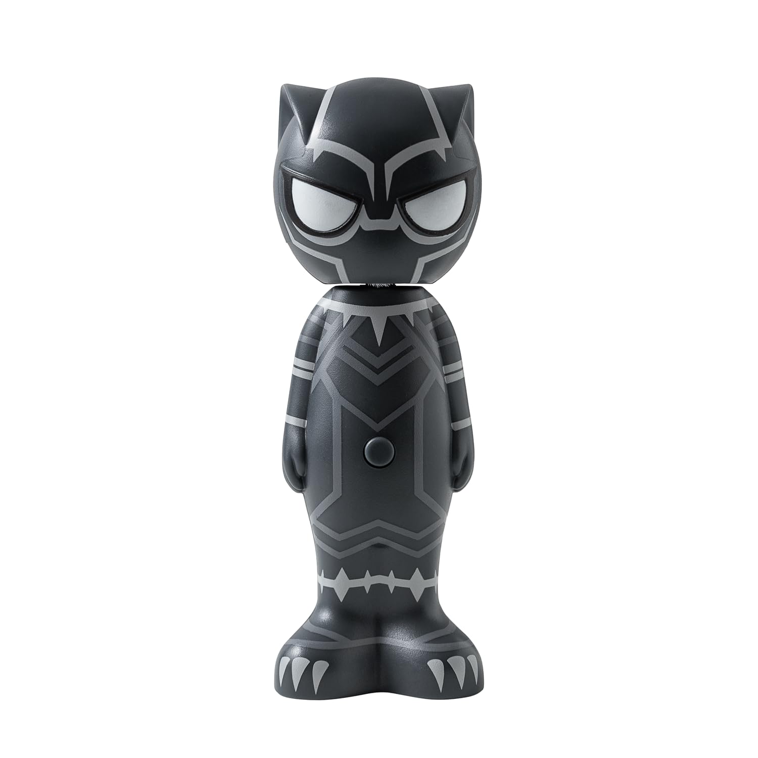 Kit inclus Brush Buddies Black Panther avec brosse et capuchon protecteur.