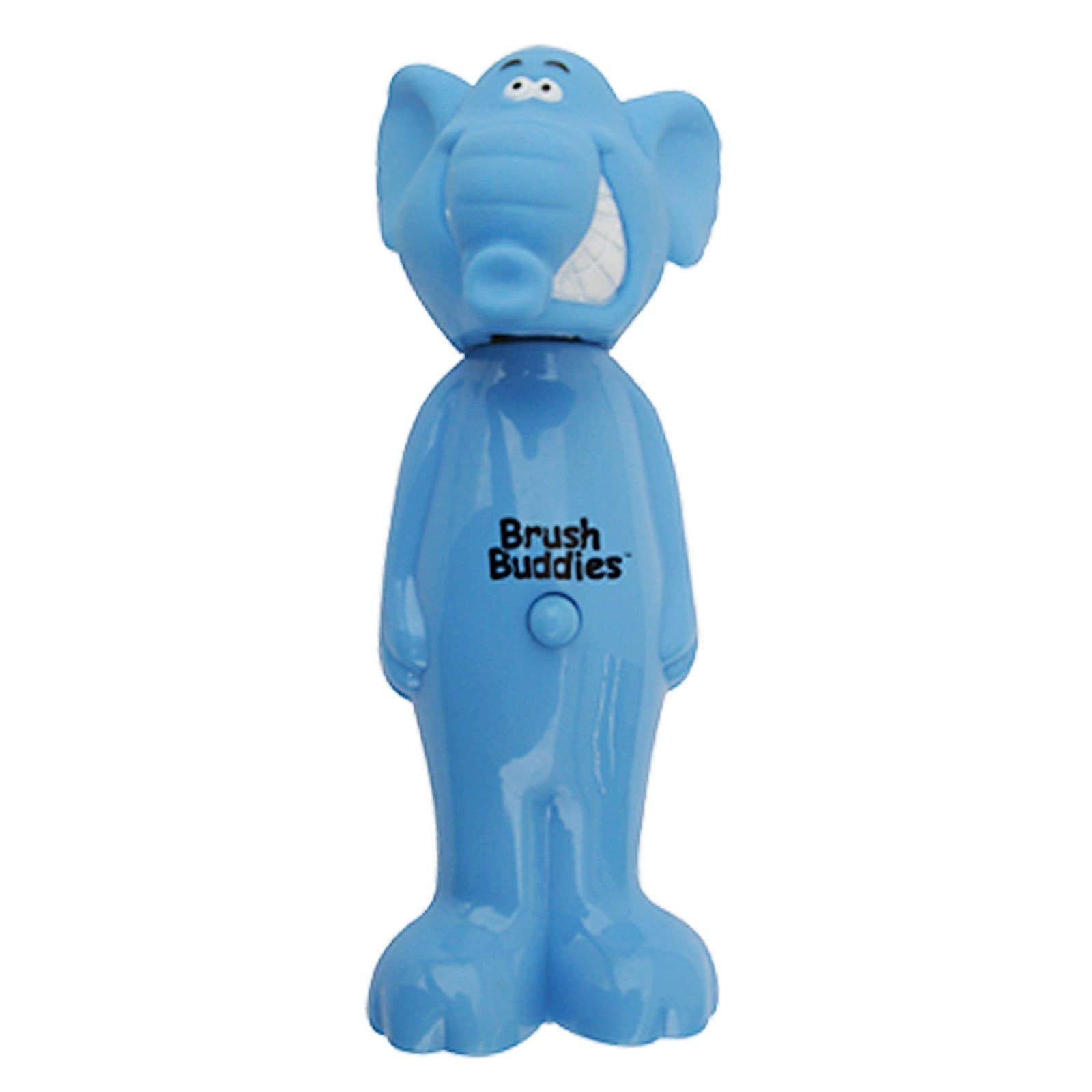 Brush Buddies Haily : brosse pop-up avec bouton ventre pour sessions amusantes.