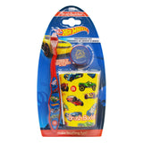 Brosse Brush Buddies Hot Wheels pour enfants avec capuchon et gobelet de rinçage, pratique en voyage