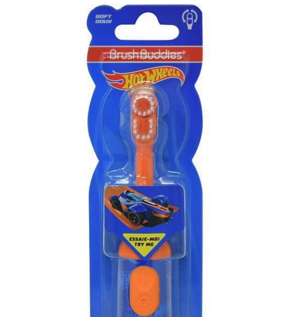 Brush Buddies Hot Wheels tete arrondie pour un nettoyage en douceur