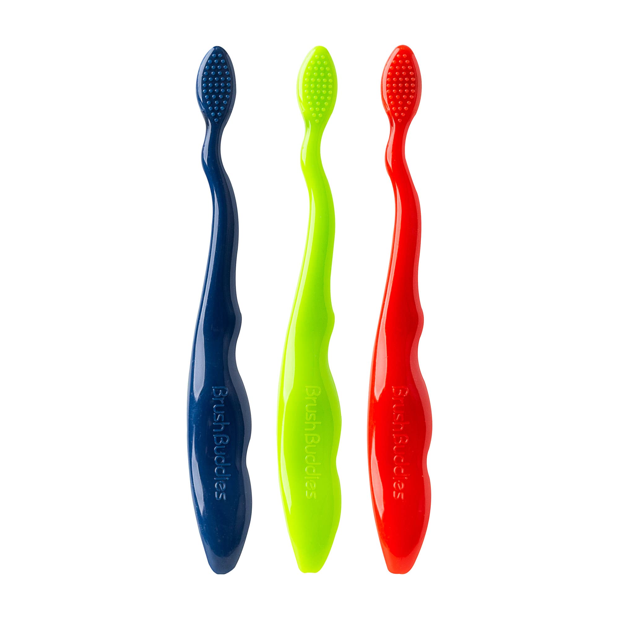 Brosse Brush Buddies Hot Wheels, tetes-arrondies-douces protègent les gencives sensibles.