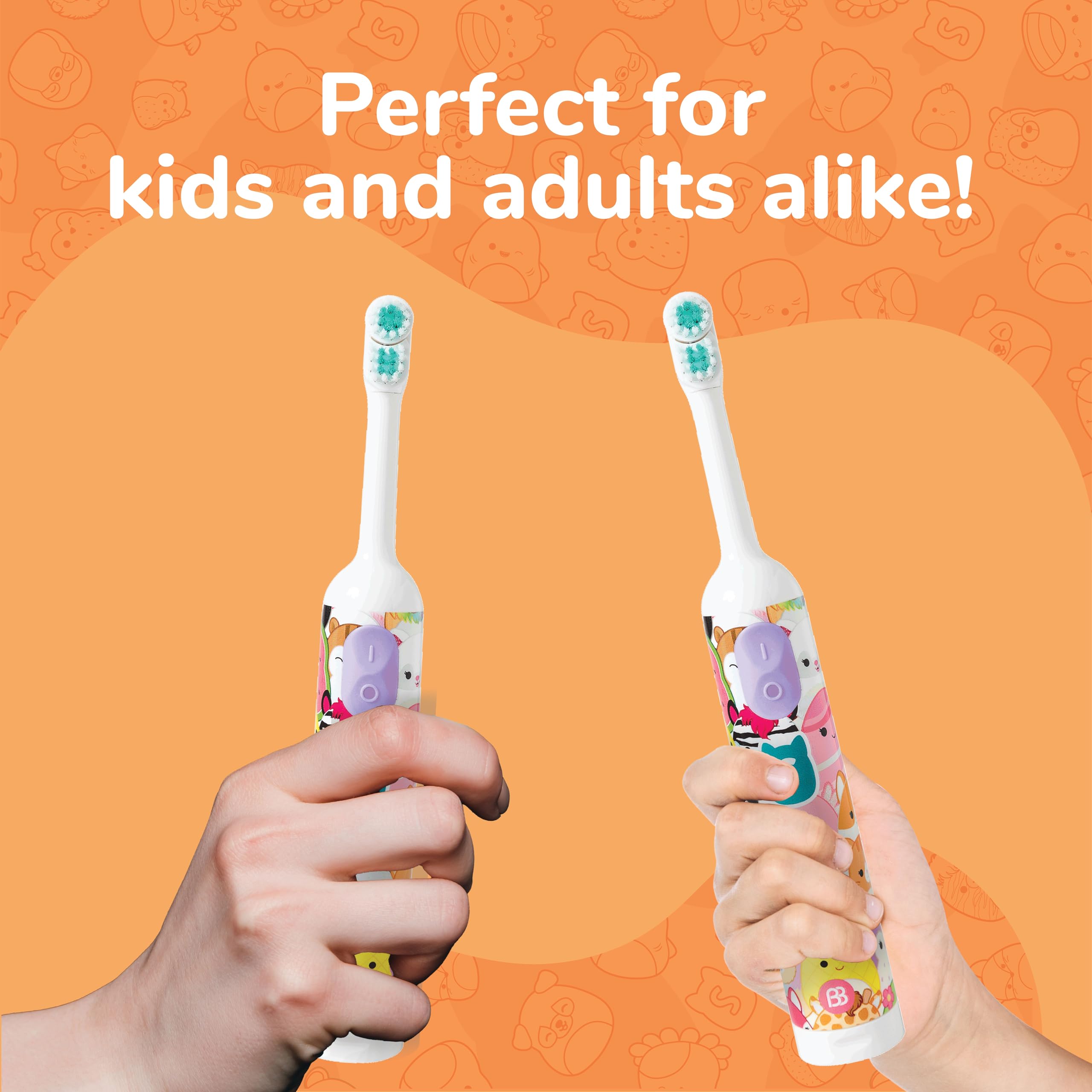 Utilisation adulte et confort avec Brush Buddies Squishmallows