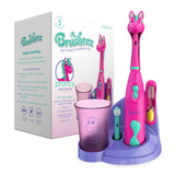 Brosse électrique Brusheez Prancy le poney, ensemble pour jeunes enfants, amusant et facile à utiliser.