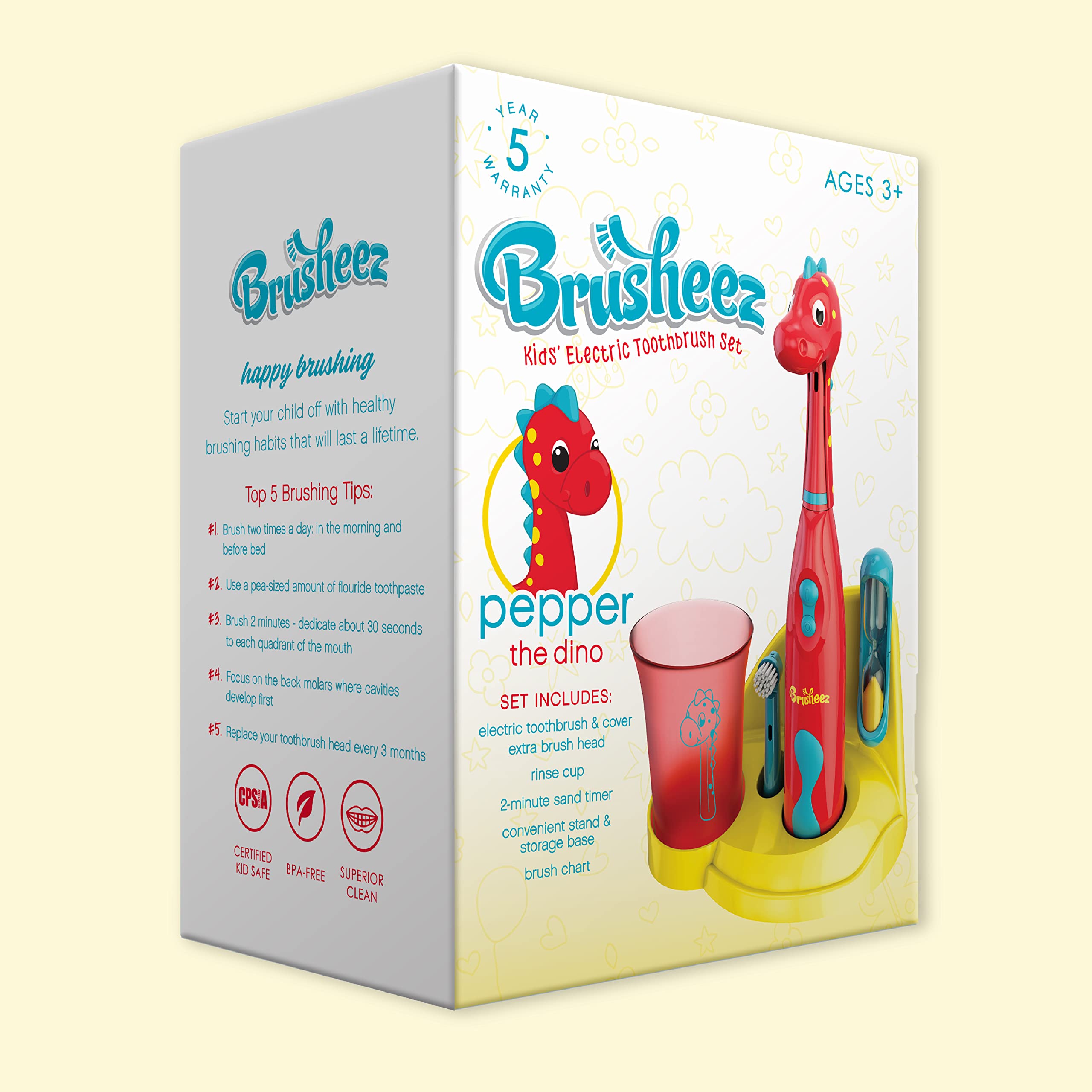 Brusheez-kit-complet-brosse-electrique – ensemble prêt à démarrer.