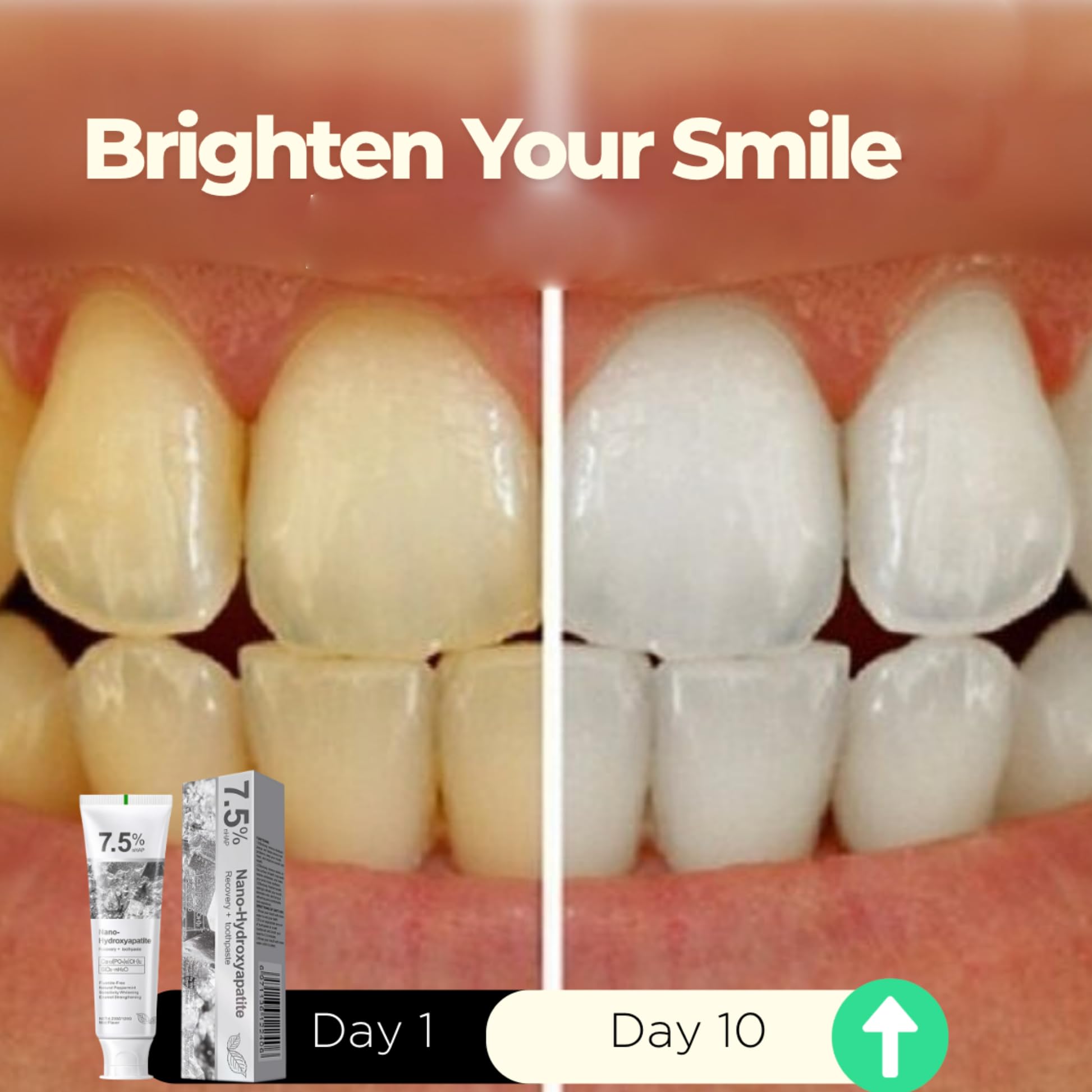 Bryte Labs dentifrice hydroxyapatite arôme thé vert apaisant.