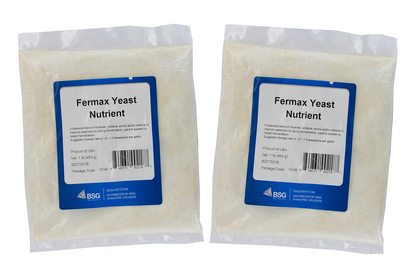 BSG Fermax levure nutrient emballage double paquet prêt à nourrir les levures lors de la fermentation