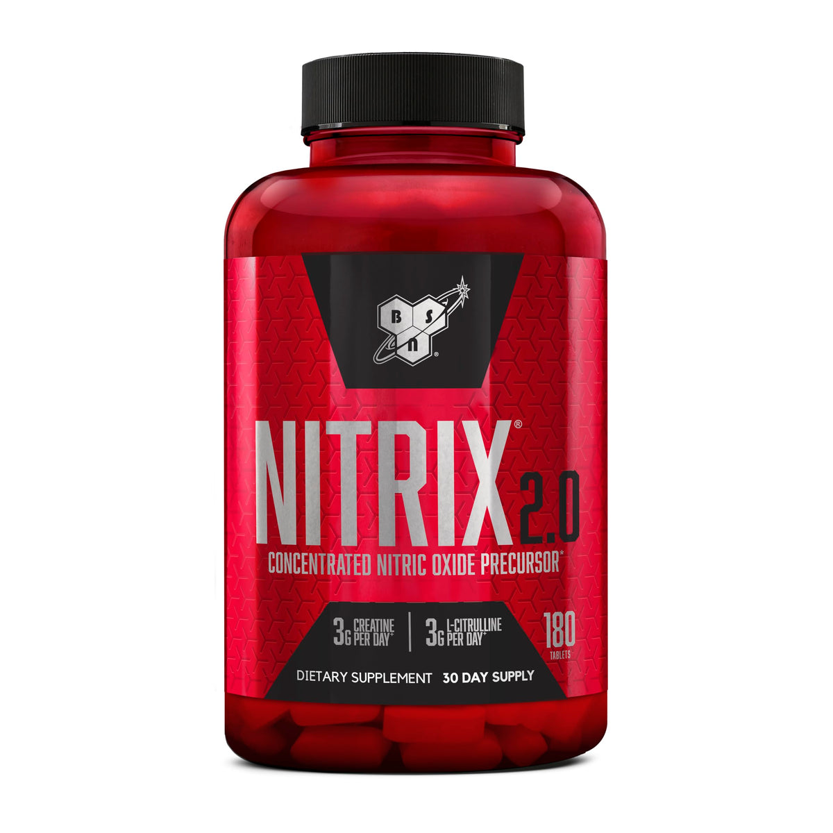 BSN NITRIX 2.0, boîte-tablettes-avant, soutient l'endurance et les performances.