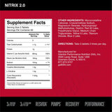 BSN NITRIX 2.0, tablettes empilées, aide à des pompes plus soutenues.