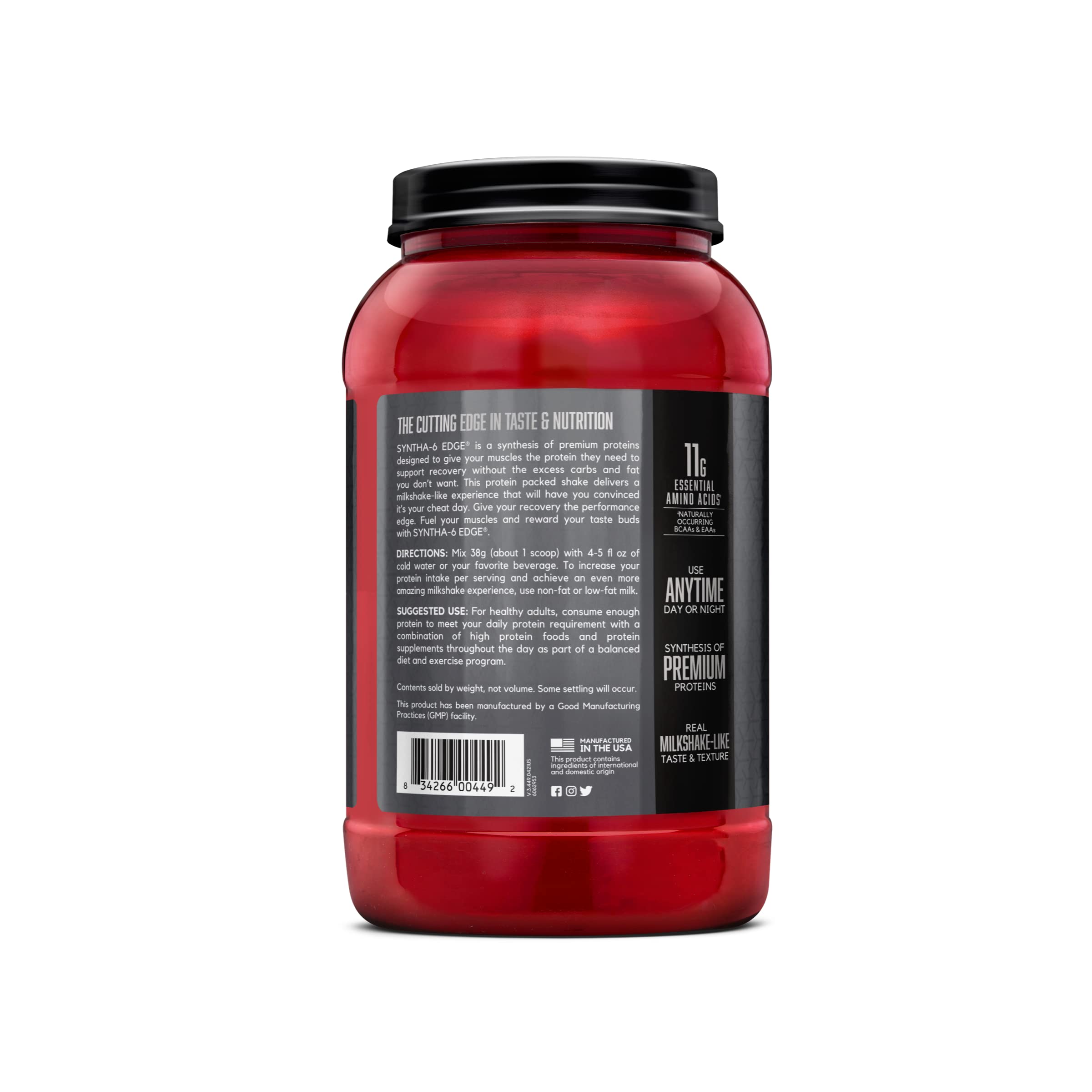 BSN SYNTHA-6 EDGE format pratique 28 portions, emballage facile a gerer