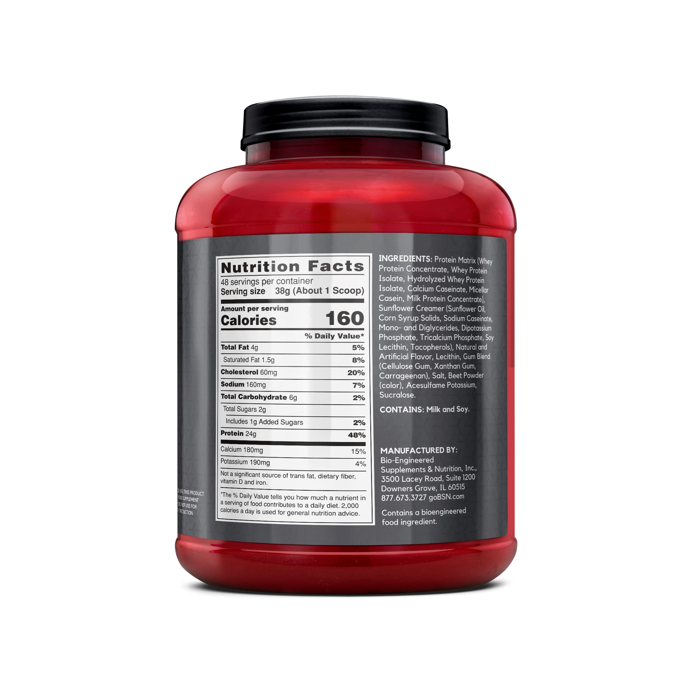 BSN SYNTHA-6 EDGE goût fraise pour une expérience gourmande.