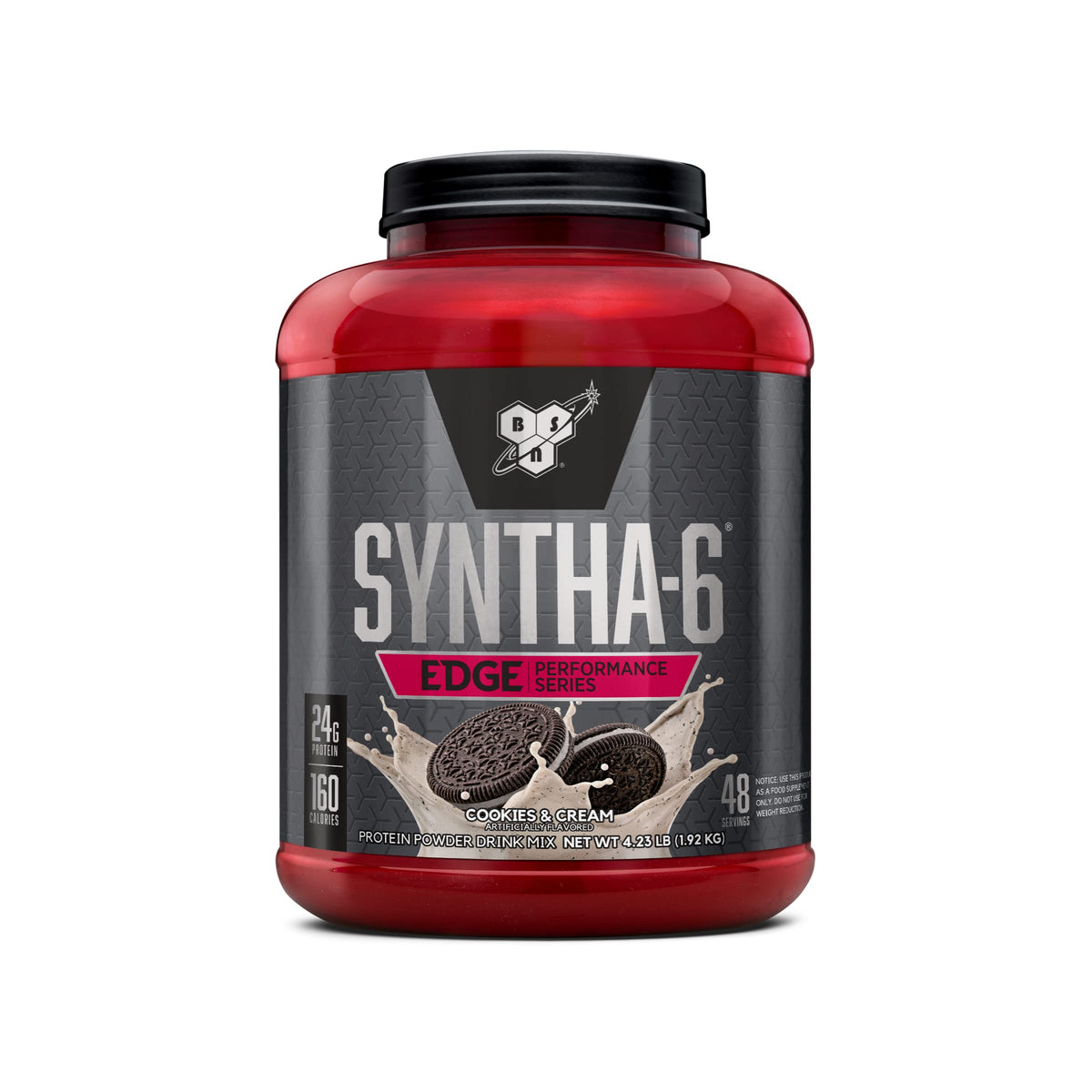 BSN SYNTHA-6 EDGE – poudre-protéine cookies-et-creme, récupération rapide après l'entraînement.