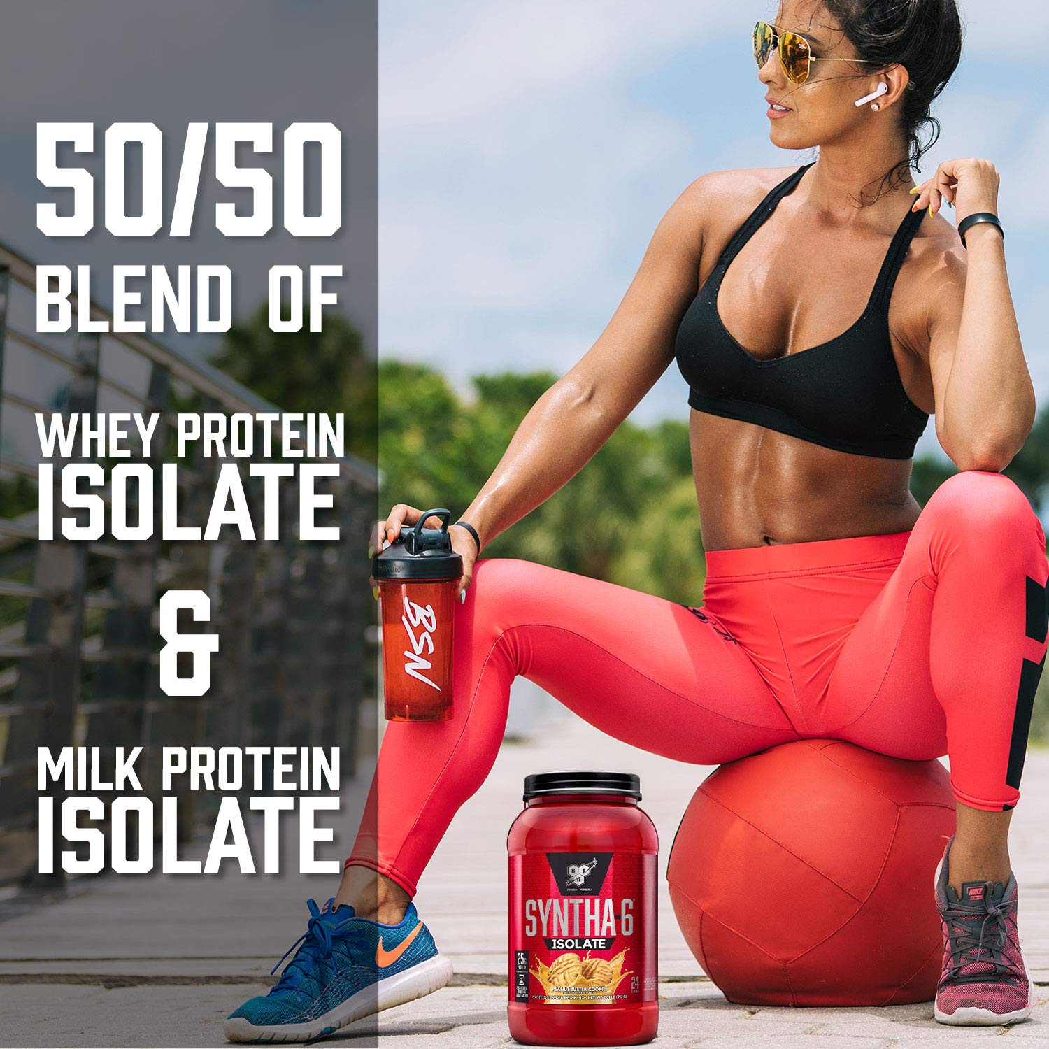 BSN SYNTHA-6 ISOLATE dose vanille, dosage pratique pour chaque séance.