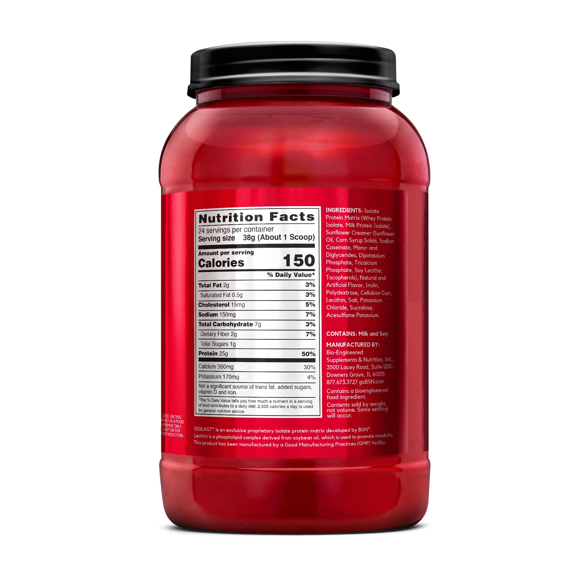 BSN SYNTHA-6 ISOLATE saveur vanille-glace, goût authentique et plaisant.