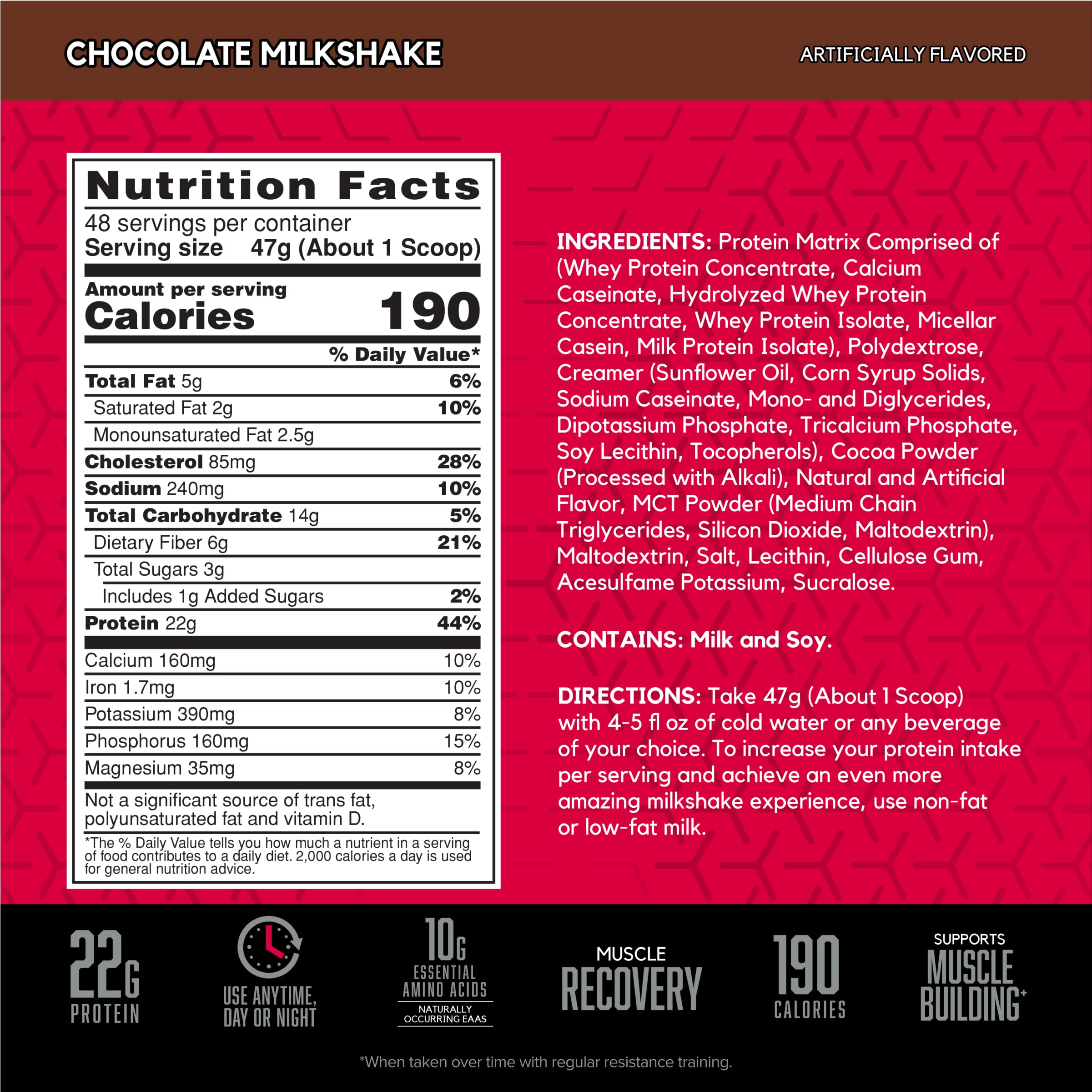 BSN SYNTHA-6 protéine complète mélange whey et caséine pour soutien nutritionnel