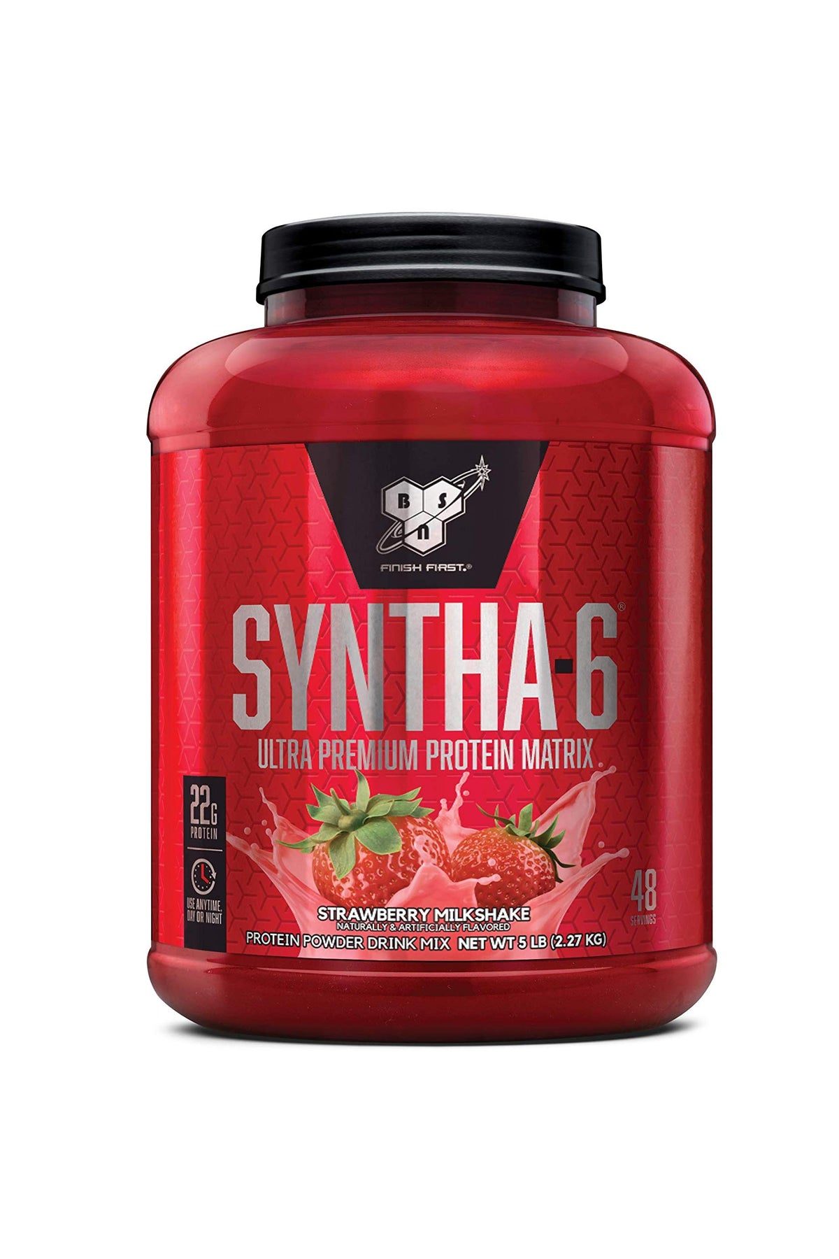 BSN SYNTHA-6 poudre protéinée goût fraise idéale après l entraînement pour la récupération