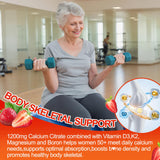 BSSTABBON calcium citrate gummies, sans gélatine, option végan.
