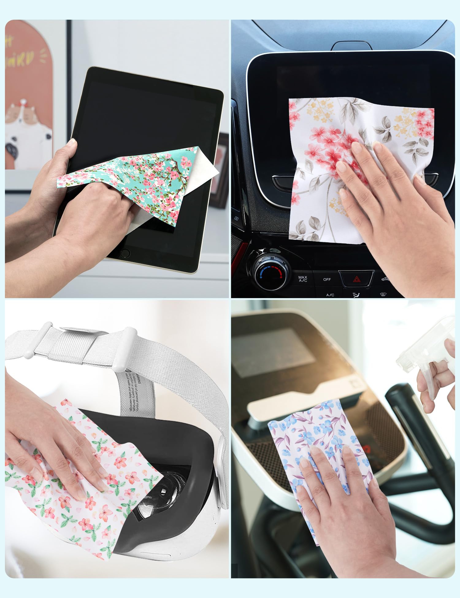 Chiffon microfibre BszykzDXI 16x16 cm – adapté pour petits objets électroniques