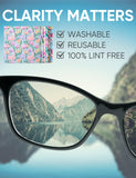 BszykzDXI design tulipes chiffon élégant pour lunettes et montres
