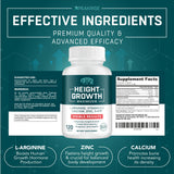 Ingrédients calcium D3 zinc dans BIOTEQUELAB, soutien potentiel à la densité osseuse