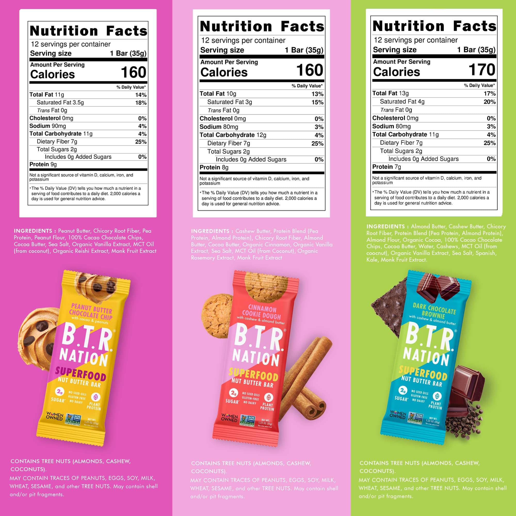 Barre B.T.R. Nation Bar Chocolat Noir Brownie – texture fudgy.