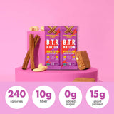 Faible en glucides et adaptée keto, Barre B.T.R. Nation cannelle-noix-de-cajou.