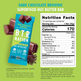 B.T.R Nation barre céto brownie recharge apporte énergie durable en snack.