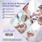 Bubbacare lampe LED intégrée aide au traçage précis des ongles.