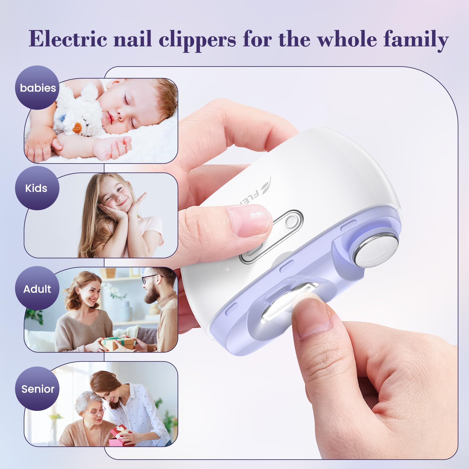 Bubbacare système de collecte des éclats intégré pour un nettoyage rapide.