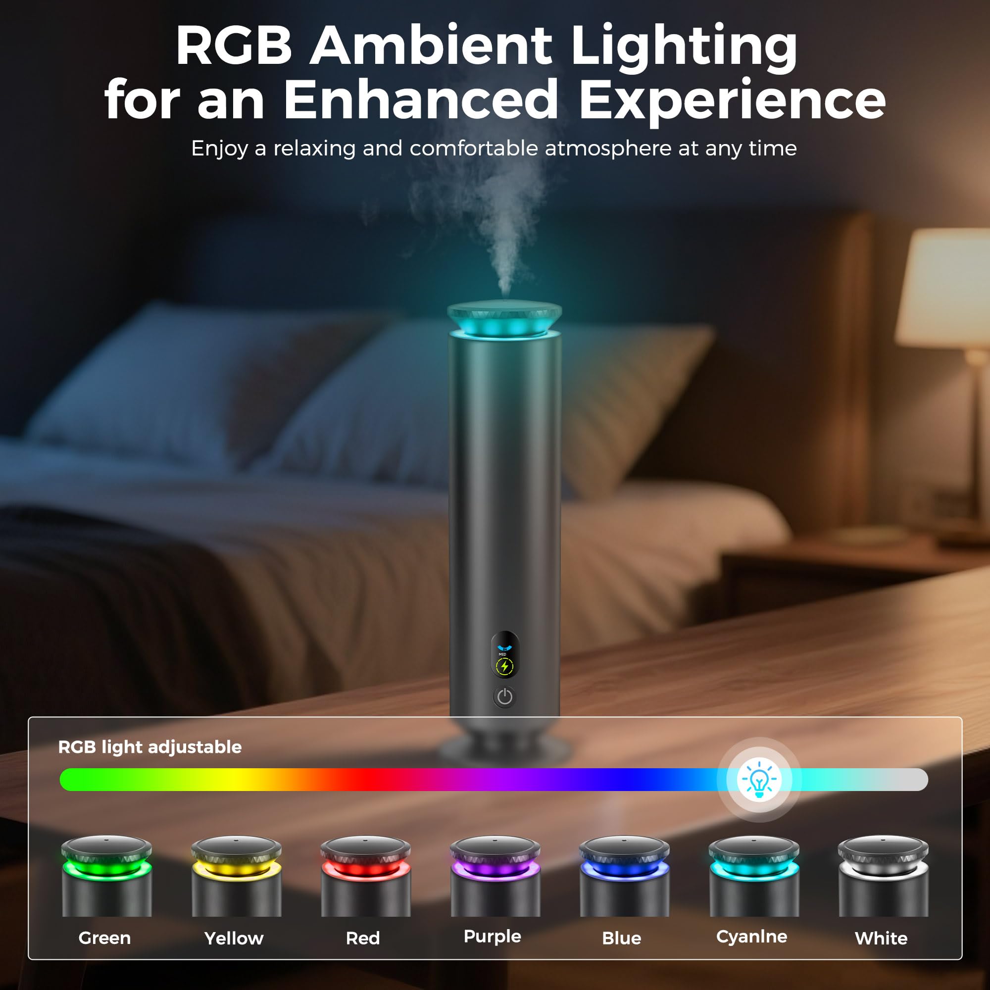 Le diffuseur BUBLOC fonctionne très silencieusement pour des espaces calmes.