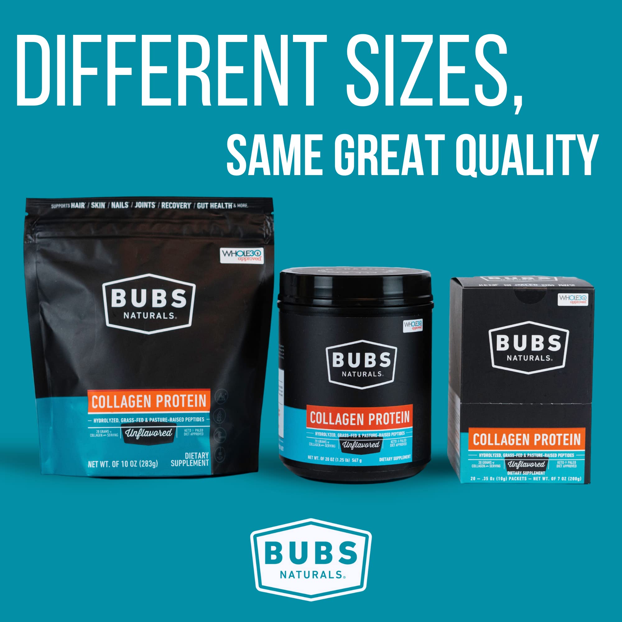 BUBS Naturals Collagen Peptides – engagement solidaire via donation à une fondation