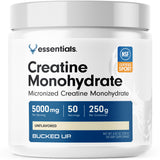 Poudre micronisée Bucked Up Creatine, facile à mélanger lors des séances.