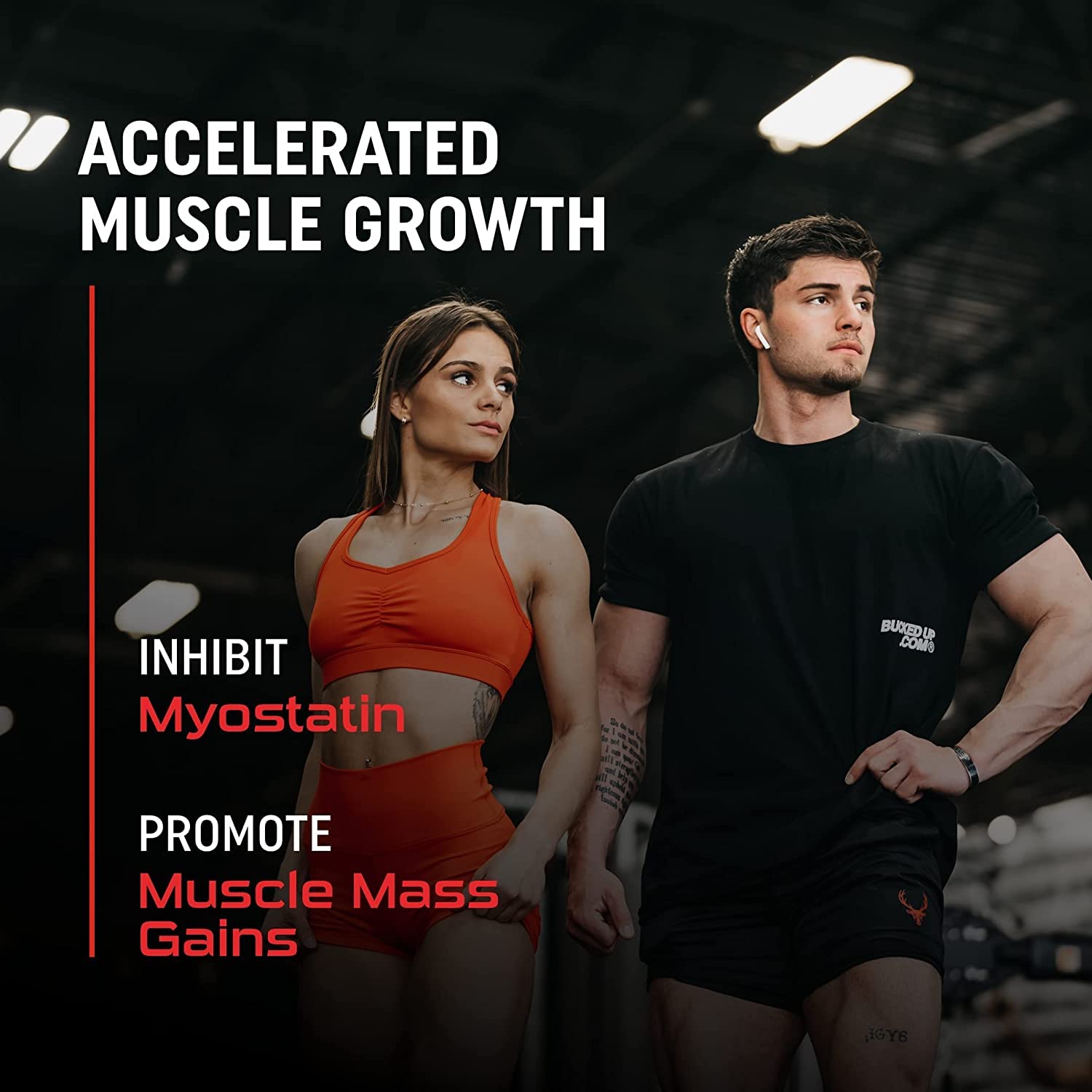 Bucked Up Six Point Creatine – bouteille: format pratique pour doser.