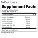 Bucked Up Six Point Creatine – dose-mesure: dosage précis pour chaque portion.