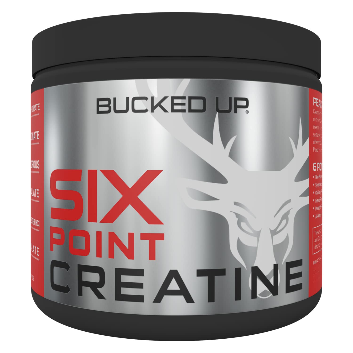Bucked Up Six Point Creatine – pre-entrainement: soutien potentiel à l’effort.