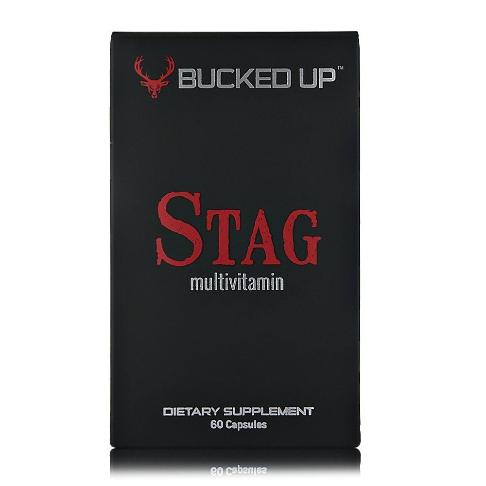 Bucked Up Stag Multivitamine pour homme, capsules prêtes à l'emploi; favorise l'immunité et l'endurance.