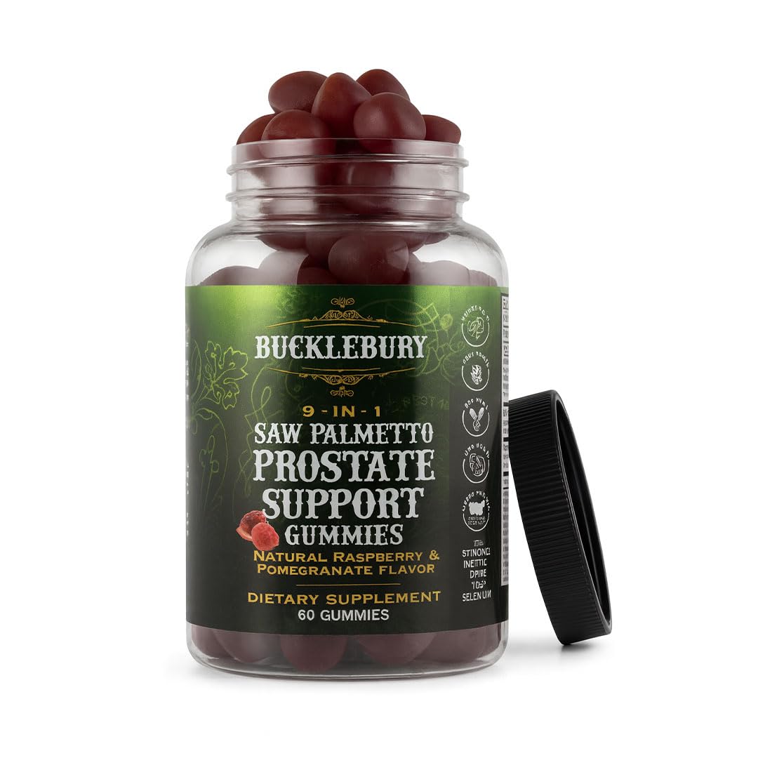 Ingrédients clés Bucklebury Palmetto et nutriments essentiels.