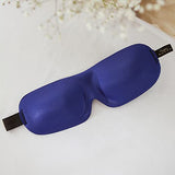 Conception compacte du masque Bucky 40 Blinks navy pour le transport.