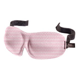 Masque Bucky 40 Blinks - rose-chevron, bloque la lumière pour dormir rapidement.