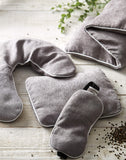 Bucky bandeau cervical en chenille froid, thérapie rafraîchissante pour les muscles.