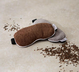 Face et verso du masque Bucky avec surfaces douces et satinées