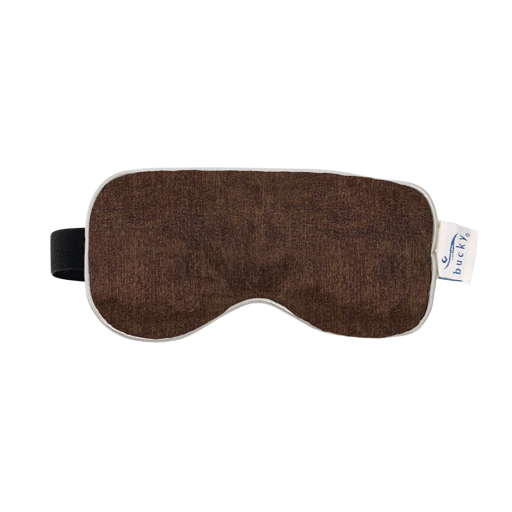 Masque Bucky en chenille mocha, confort luxueux pour le repos