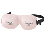 Masque Bucky Ultralight, contour confortable, design Strawberry Eyelash pour un repos ciblé.