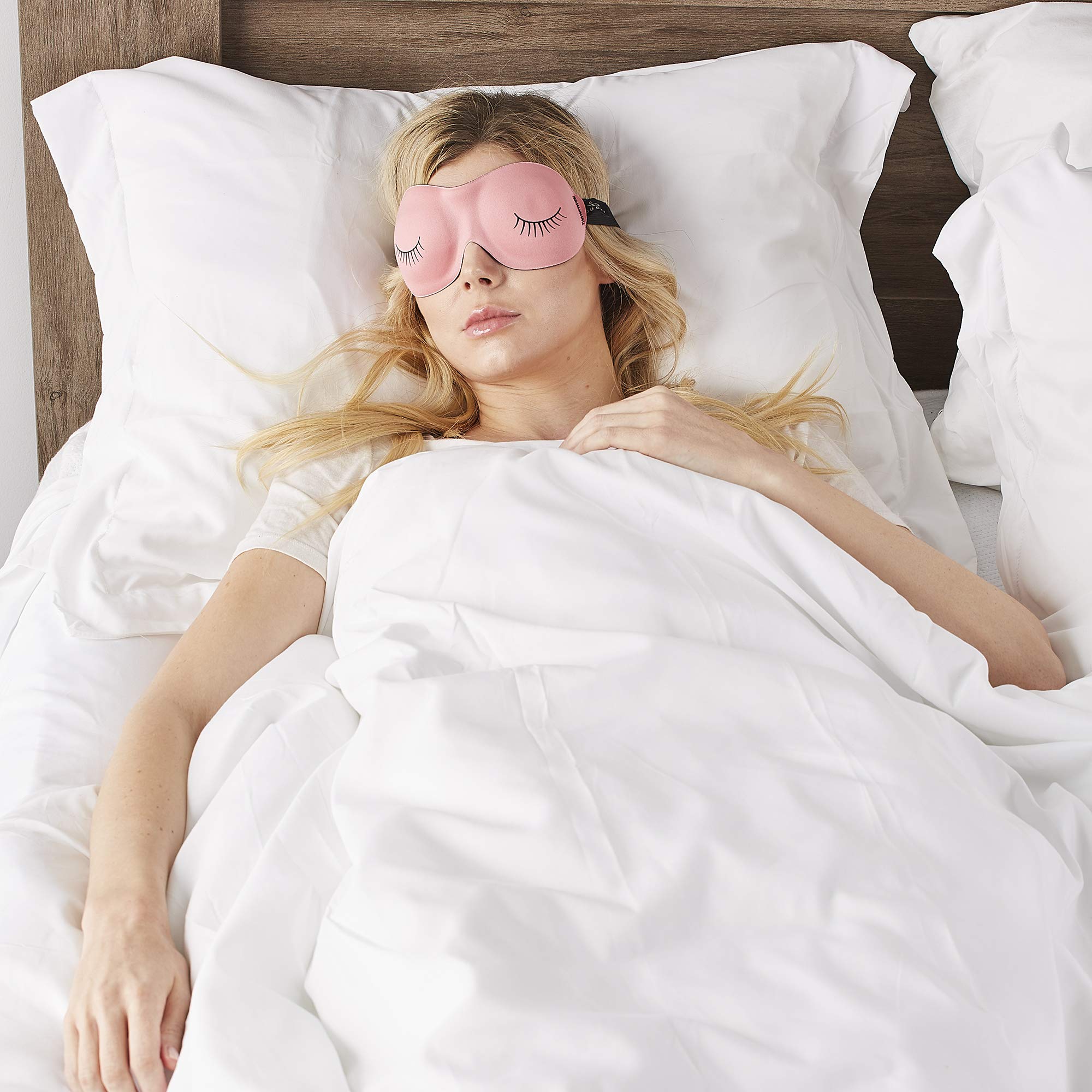 Masque Bucky Ultralight idéal dans un hôtel pour bloquer les distractions lumineuses.