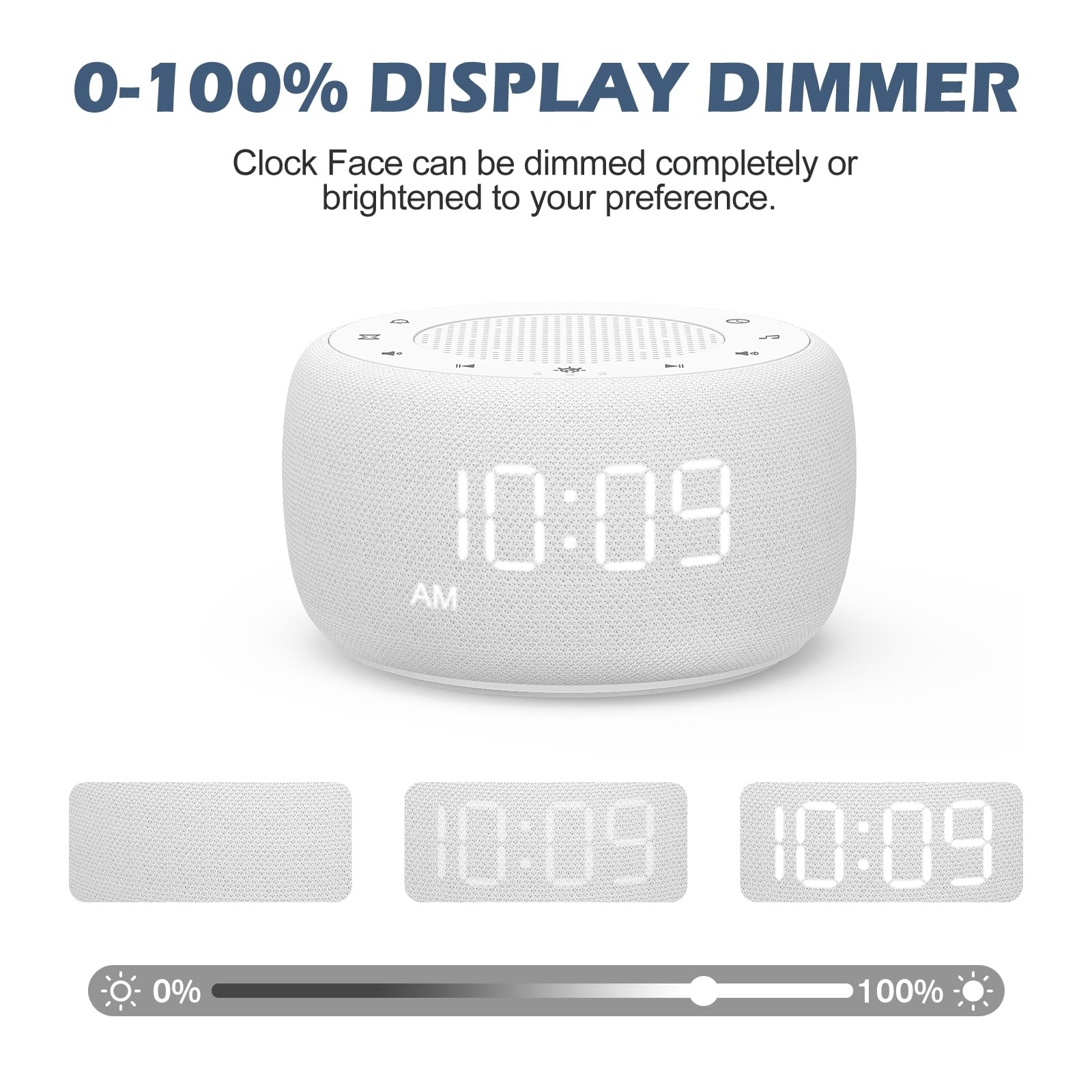 Buffbee minuteur sommeil et controle volume precis pour un controle flexible