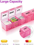 BUG HULL organisateur-semaine 7-jours, idéal pour emporter une semaine de médicaments.