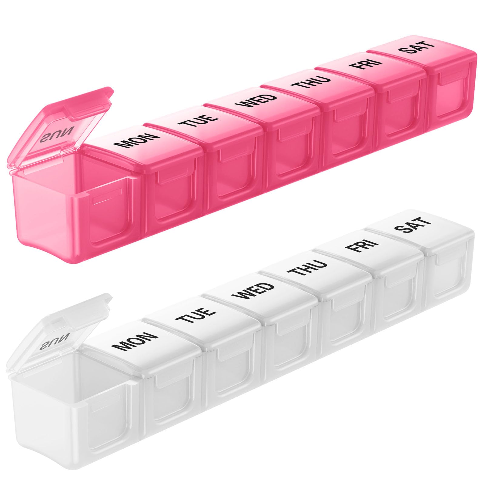 BUG HULL organisateur-semaine gros, deux paquets, pratique pour les voyages.