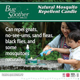 Bougie Bug Soother longue brûlure cire soja en extérieur
